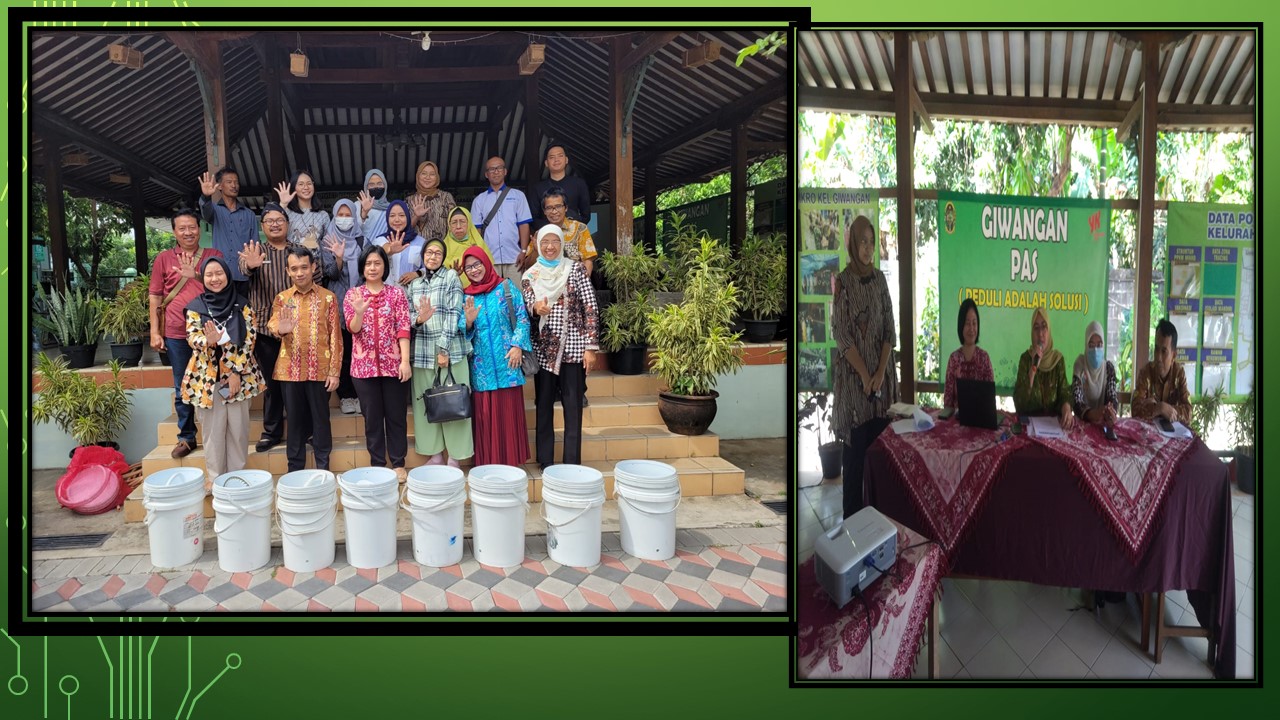 Kegiatan FGD Urban Farming dari UGM di Pendopo Kelurahan Giwangan tanggal 15 Juni 2023